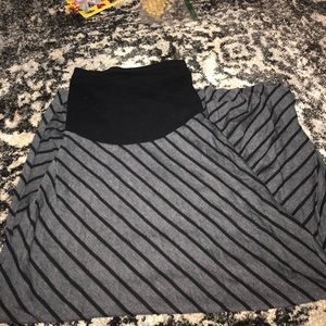 Maternity maxi skirt
